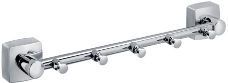 Планка с пятью крючками FIXSEN KVADRO FX-61305-5, хром 