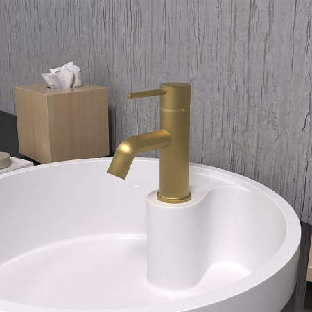 Смеситель для раковины Paini Cox 78PJ211 Матовое золото 