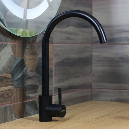 Смеситель для кухни Melana Tondo F610103B Черный 