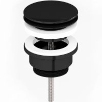 Донный клапан Paini 53PZ945TSR click-clack Черный матовый Донный клапан Paini 53PZ945TSR click-clack Черный матовый