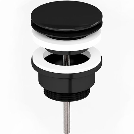 Донный клапан Paini 53PZ945TSR click-clack Черный матовый 