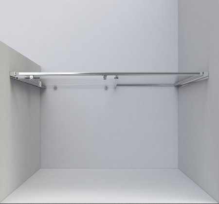 Душевая дверь Vincea Garda 125 VDS-1G125CL профиль Хром стекло прозрачное 