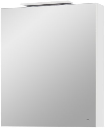 Зеркальный шкаф Roca Oleta 60 L A857645806 с подсветкой Белый глянец 