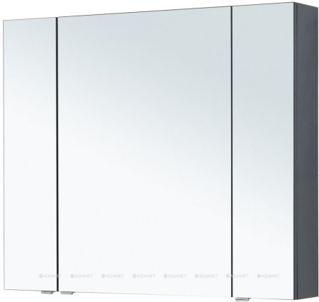 Зеркальный шкаф Aquanet Алвита New 100 Антрацит 
