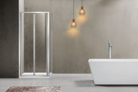 Душевой уголок Vincea Garda VSR-1G9090CL 90x90 профиль Хром стекло прозрачное 