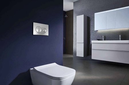 Клавиша смыва Azario AZ-8200-0010 Хром матовый 