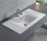 Раковина CeramaLux YJ807-70 врезная