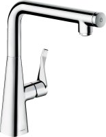 Смеситель Hansgrohe Metris Select M71 14847000 для кухонной мойки, хром