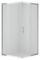 Душевой уголок Cezares ECO-O-A-2-90-P-Cr стекло punto + душевой трап