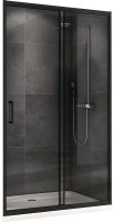 Душевая дверь Abber Schwarzer Diamant 160 AG30160B профиль Черный стекло прозрачное