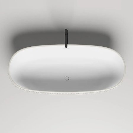 Ванна из искусственного камня Salini Greca Meander 180х80 103021MRH покраска по RAL снаружи матовая 