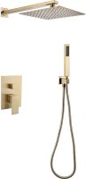 Душевая система Abber Daheim AF8219G Золото матовое