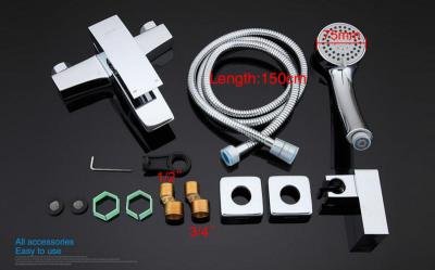 Смеситель для ванны Gappo G07 G3007 Хром 