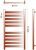 Полотенцесушитель электрический (лесенка) Bauedge Elite DB-0049, 50x100 см 