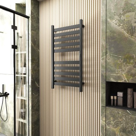 Полотенцесушитель электрический (лесенка) Bauedge Elite DB-0049, 50x100 см 