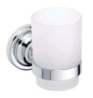 Стакан Bemeta Retro 144310012 хром/стекло матовое