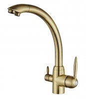 Смеситель Hansen H15083D для кухни бронза