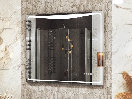 Зеркало VIGO Eva Media L 800, 80 см 