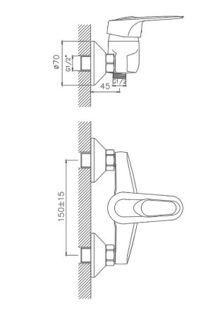 Раковина Ceramica Nova Modo 61 см CN2004 