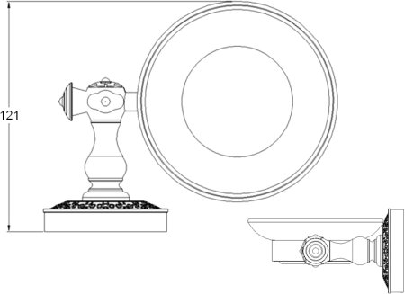 Мыльница Zorg Antic AZR 06 SL 
