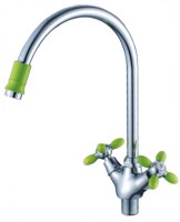 Смеситель для кухни зеленый HAIBA CRON CN46127-12