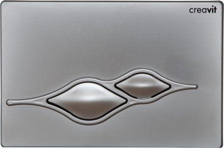 Кнопка смыва Creavit Ufo GP1002.00 серый матовый 