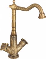 Смеситель для кухонной мойки Zorg Antic A 3006K-BR