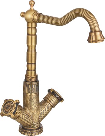 Смеситель для кухонной мойки Zorg Antic A 3006K-BR 