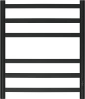 Полотенцесушитель электрический Point Антея PN17856B П6 500x600, диммер справа, черный