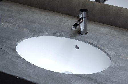 Раковина накладная матовая 57x40 Salini CALLISTA 109 1101209M 