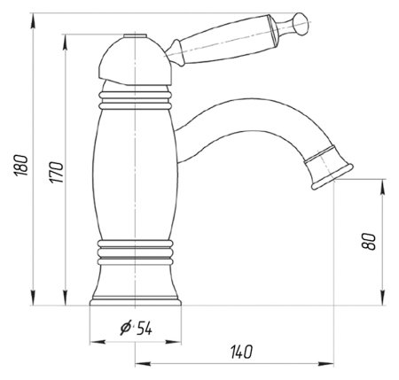 Смеситель Migliore Oxford ML.OXF-6319 Bt для раковины 