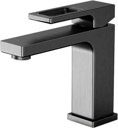 Смеситель для раковины Gappo G17-9 G1017-9 Оружейная сталь 