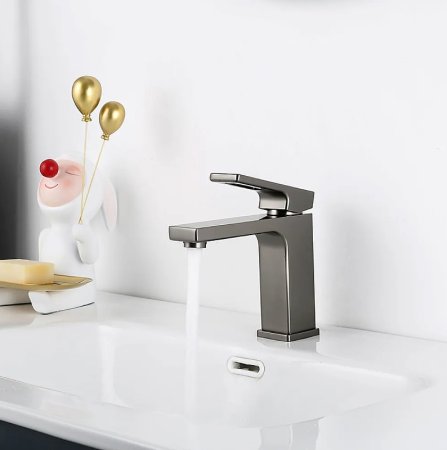 Смеситель для раковины Gappo G17-9 G1017-9 Оружейная сталь 