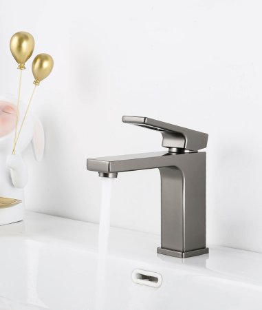 Смеситель для раковины Gappo G17-9 G1017-9 Оружейная сталь 