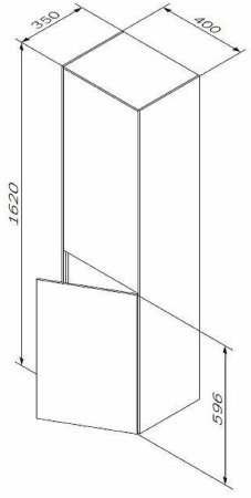 Шкаф пенал AM.PM Inspire V2.0 40 M50ACHX0406WM Белый матовый 