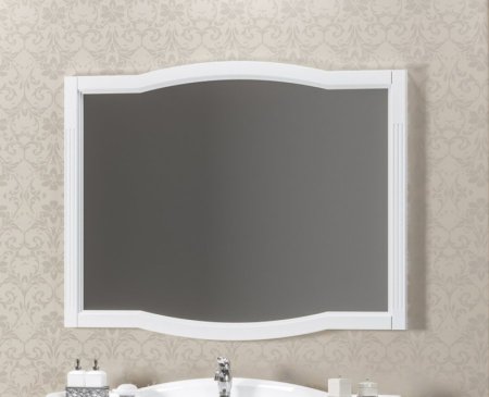 Зеркало Opadiris Лаура 100 Z0000012819 Белое матовое 