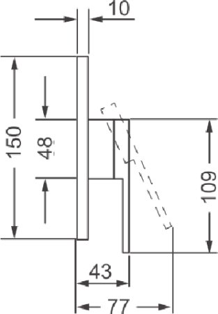 Смеситель Villeroy & Boch Subway 2.0 TVS10235200061 для душа 