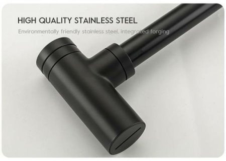 Сифон для раковины Frap F82-7 Черный матовый 