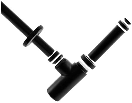 Сифон для раковины Frap F82-7 Черный матовый 