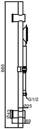 Душевой гарнитур Frap F8016 Сатин 