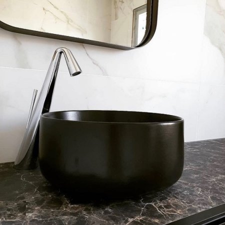 Раковина-чаша Artceram Cognac 42 COL001 17 00 Nero matt 