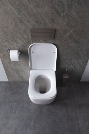 Унитаз Allen Brau Infinity 4.21003.20 приставной Белый без сиденья 