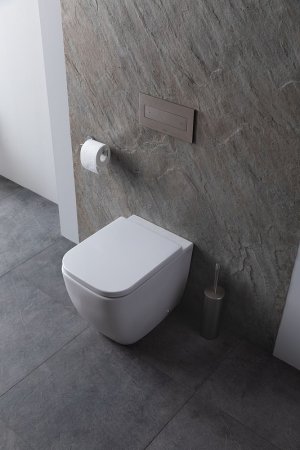 Унитаз Allen Brau Infinity 4.21003.20 приставной Белый без сиденья 