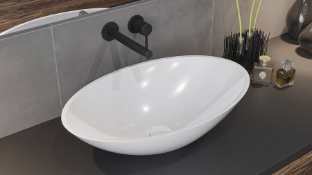 Раковина-чаша Whitecross Aquamarine 56 0715.056035.100 Белая глянцевая 