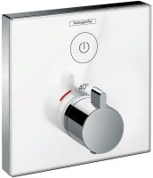 Смеситель для душа Hansgrohe ShowerSelect 15737400 с термостатом Белый Хром