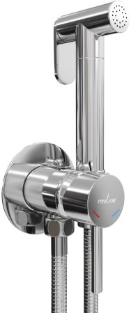 Смеситель с гигиенической лейкой MIXLINE ML31-081 Ray" встраиваемый (551785)" 