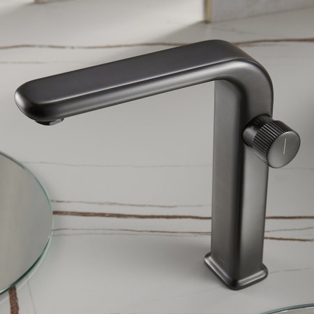 Смеситель для раковины Black&White Universe U7640GM 7640GM Gun Metal 