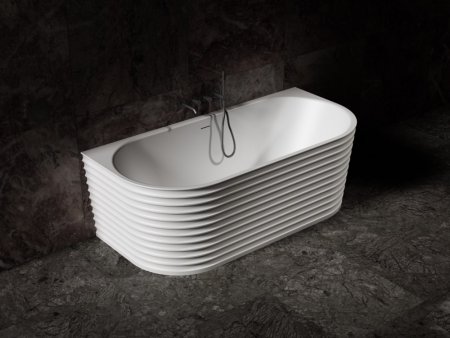 Ванна из искусственного камня ABBER Stein AS9652 белая матовая 