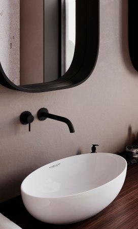 Раковина-чаша Sanita Luxe Ringo Slim 53 RNGSLWB01S Белая 