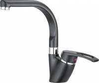 Смеситель для кухонной мойки Granula GR-1824 шварц